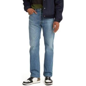 Levi's 501 Original Fit Jeans On My Radio Blue Medium Wash 31x32